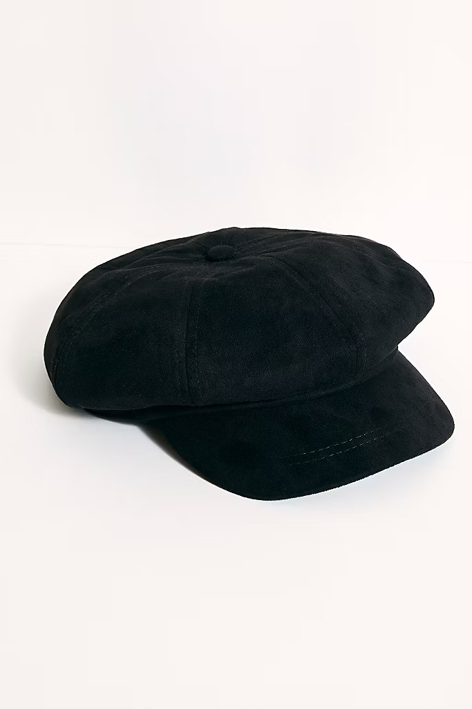Vegan Suede Slouch Lieutenant Cap | Free People (Global - UK&FR Excluded)