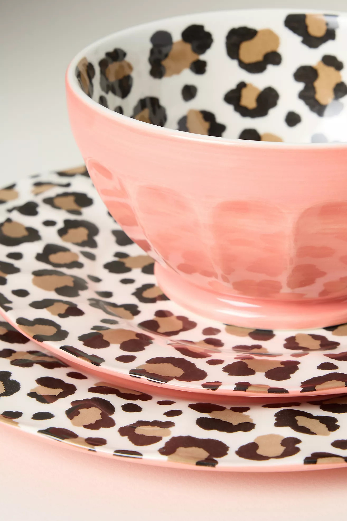 Chintzware Leopard Stoneware Dessert Plate | Anthropologie (US)