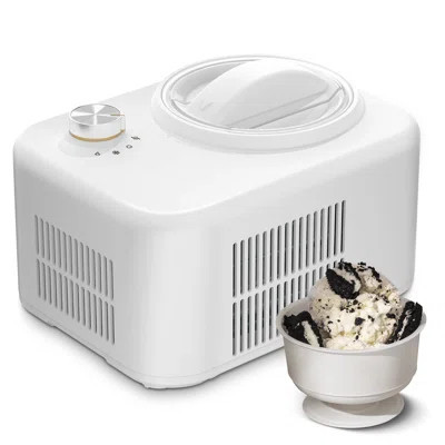 Ice Cream Maker For Gelato, Frozen Yogurt, Ice Cream Sorbet, Compact Size, Knob-operated Control, Upper Mixing, Good Choice For Kids | Wayfair North America