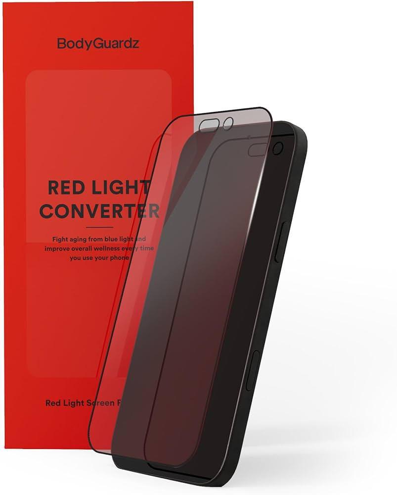 BodyGuardz Red Light Converter Compatible with iPhone Screen Protector - Extreme Impact Protectio... | Amazon (US)