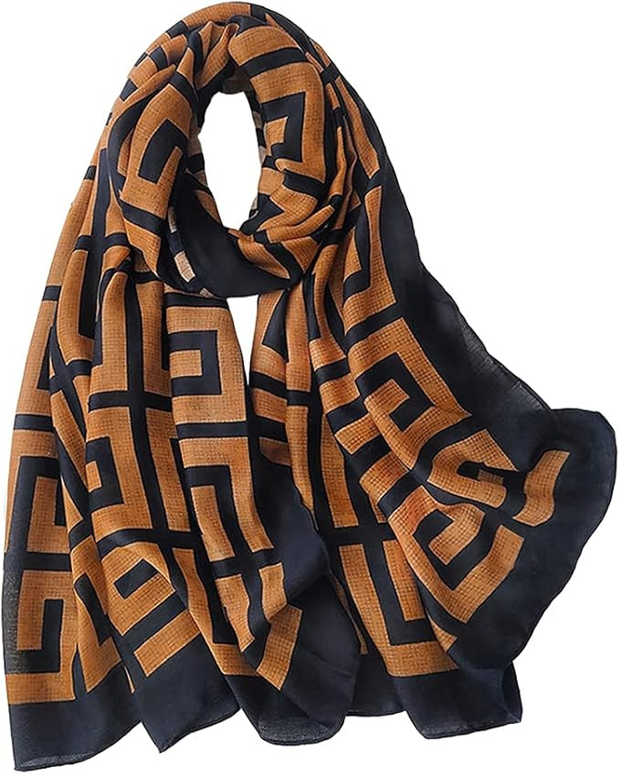 FINIZO Women's Scarves Lady Light Soft Fashion Solid Scarf Wrap Shawl for All Season | Amazon (US)