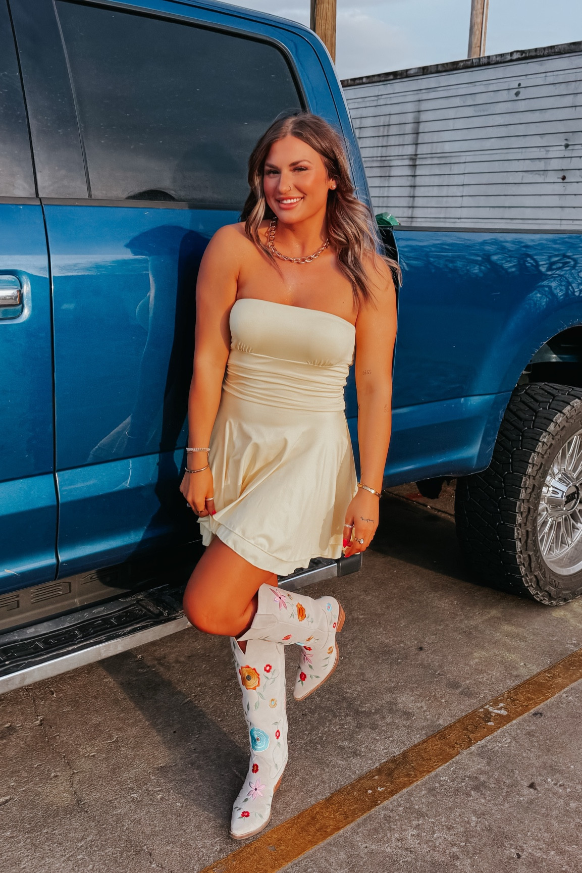 golden hour ✨🌼💛

use code randimellies to save on dingo boots 👢 

#LTKShoeCrush #LTKFestival #LTKStyleTip