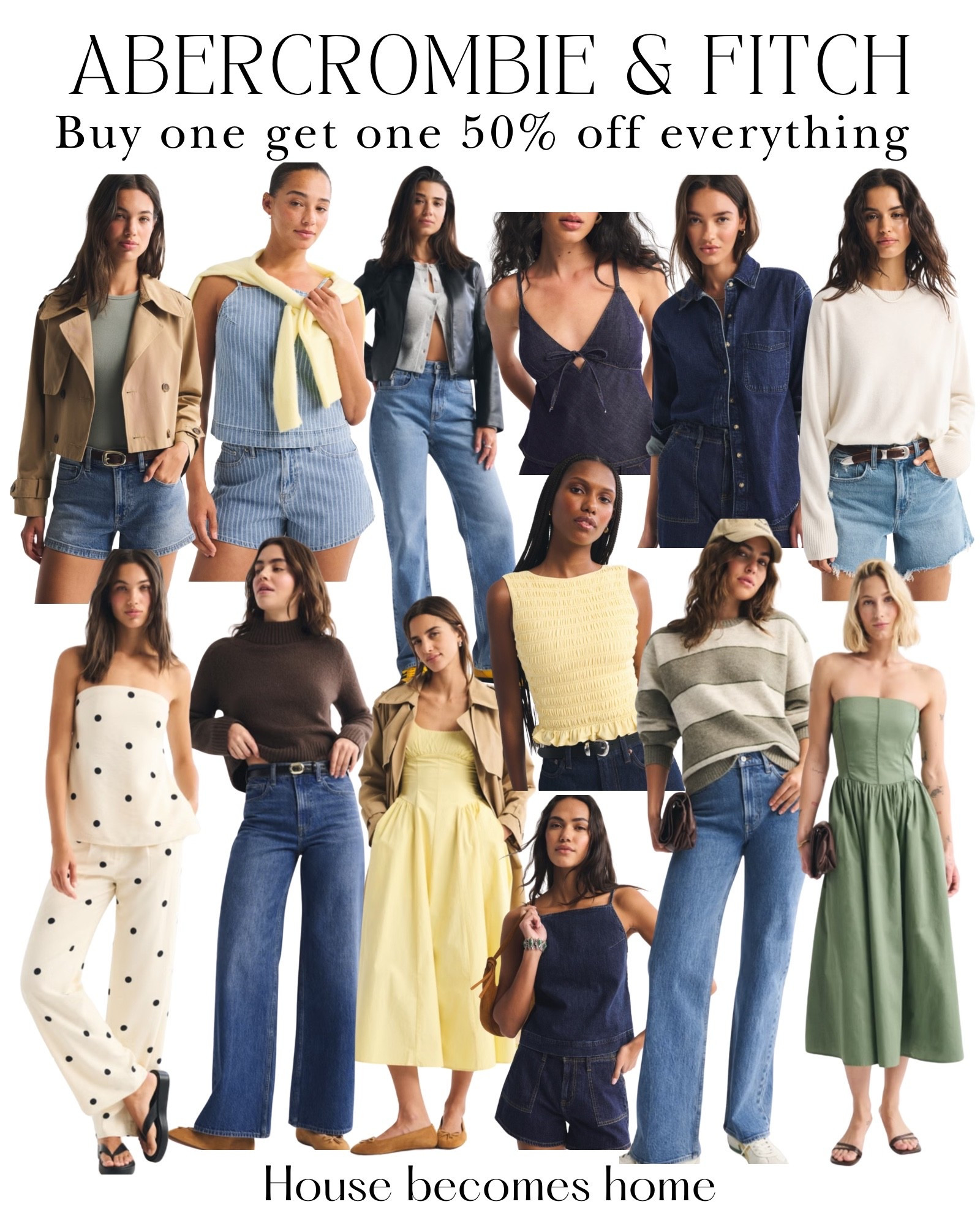 Abercrombie & Fitch sale! Buy one get one 50% off everything !

#LTKSaleAlert #LTKSeasonal #LTKMidsize