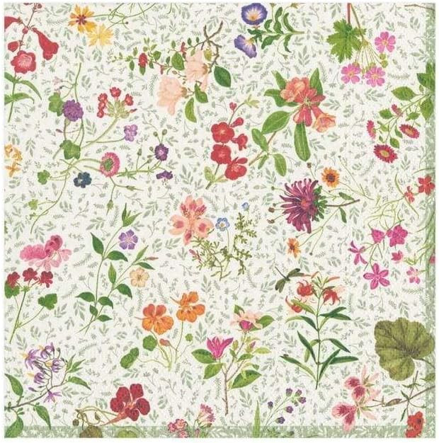 Caspari English Country Garden Paper Cocktail Napkins, 20 Per Package | Amazon (US)