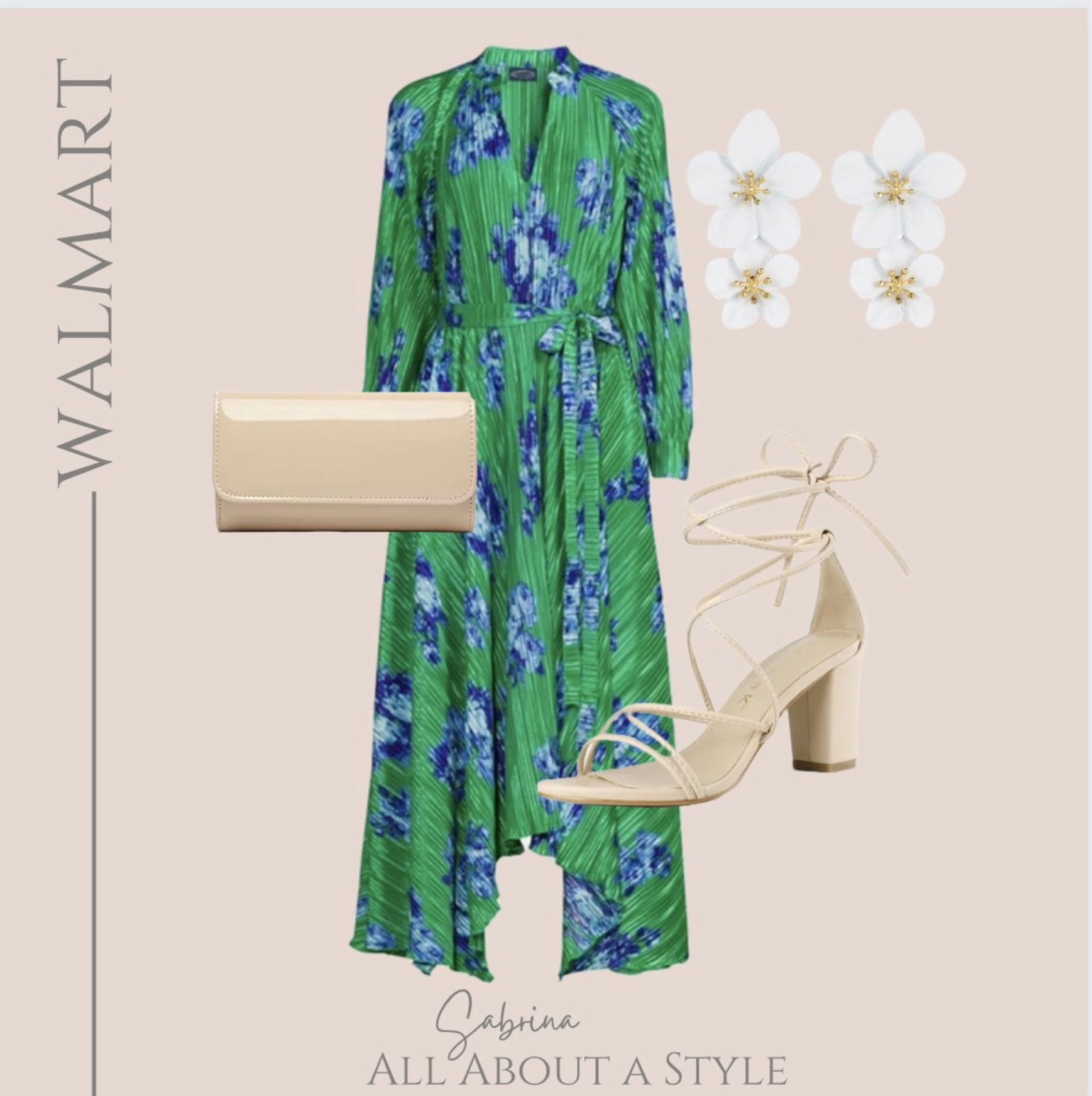 The perfect dress for your next event. #weddingguest #dresses #nudeheels #chic #classic #walmart #walmartfashion

#LTKSeasonal #LTKstyletip #LTKshoecrush