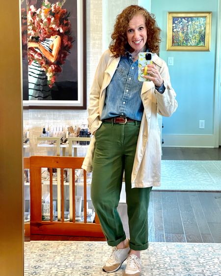 Saturday vibes. Headed to the Ballard outlet to see what we can find!

This great lightweight trench coat is on sale, and these pants are sharp and comfy. Sold out in green, but gran the other pairs this weekend while they’re on sale!

#LTKunder50 #LTKsalealert #LTKcurves
