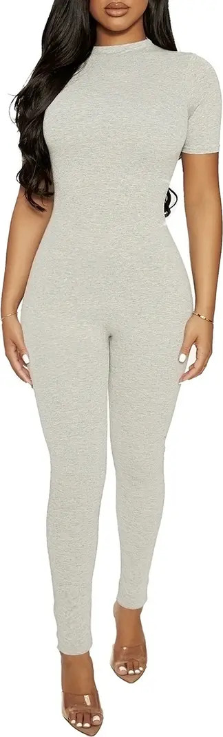 Naked Wardrobe Sweet T Funnel Neck Jumpsuit | Nordstrom | Nordstrom