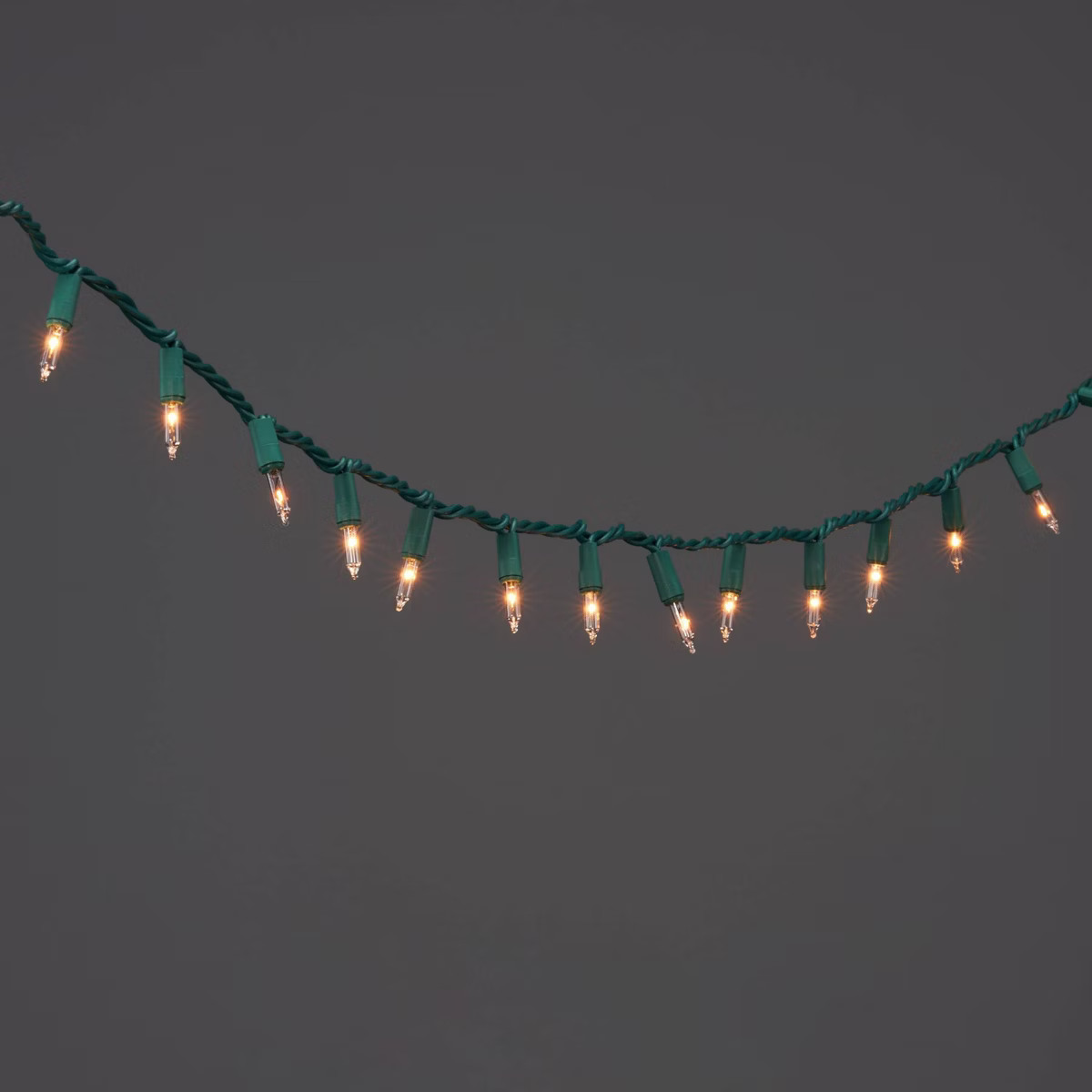 100ct Incandescent Smooth Mini Christmas String Lights with Green Wire - Wondershop™ | Target