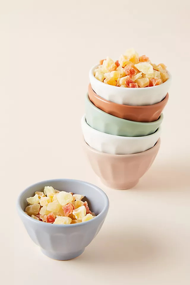 Mini Matte Latte Bowls, Set of 6 | Anthropologie (US)