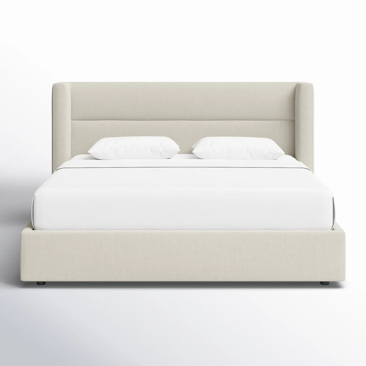 Jayla Upholstered Platform Wingback Bed | Wayfair North America