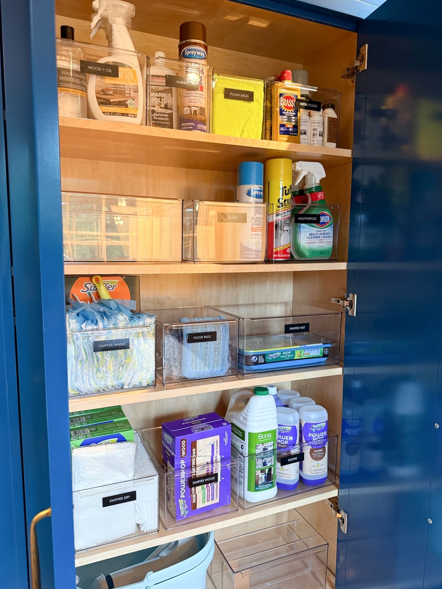 Consider this your warning…😅

When your cleaning supplies are organized and easy to grab, you might actually want to clean.

👉 We can create a system for you just like this one. DM us to get started!

#LTKHome