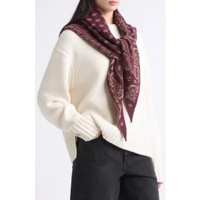 GUEST IN RESIDENCE The Wild Rag Cashmere Scarf in Fig/camel at Nordstrom | Nordstrom