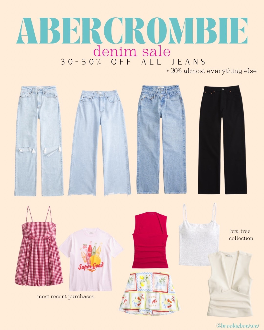 All of the products I recently purchased from the Abercrombie Denim Sale. For size reference I ordered large or 31 regular. 

Abercrombie, Abercrombie finds, Abercrombie denim sale, fall fashion

#abercrombiedenimsale

#LTKSaleAlert #LTKMidsize