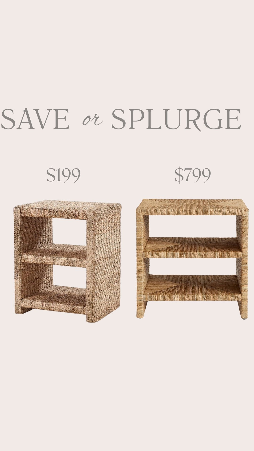 Save vs splurgee

#LTKHome