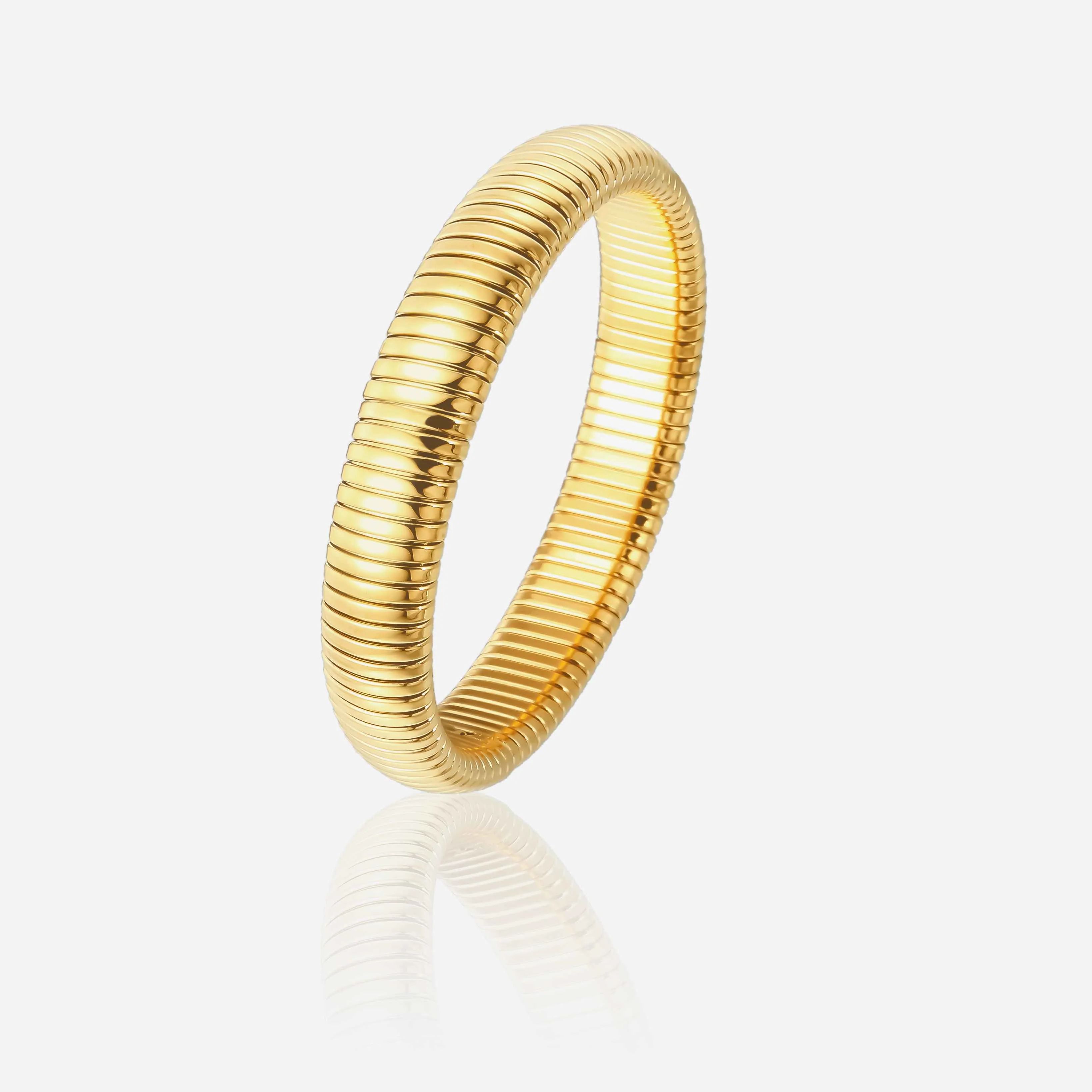 Gold Cobra Bracelet | Victoria Emerson