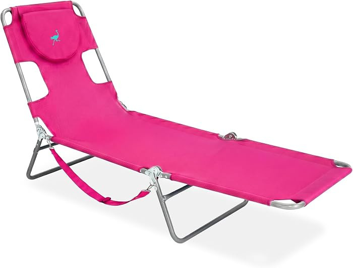 Ostrich the Original Chaise 72 x 22 Inch Lounge Portable Reclining Lounger, Outdoor Patio, Beach,... | Amazon (US)