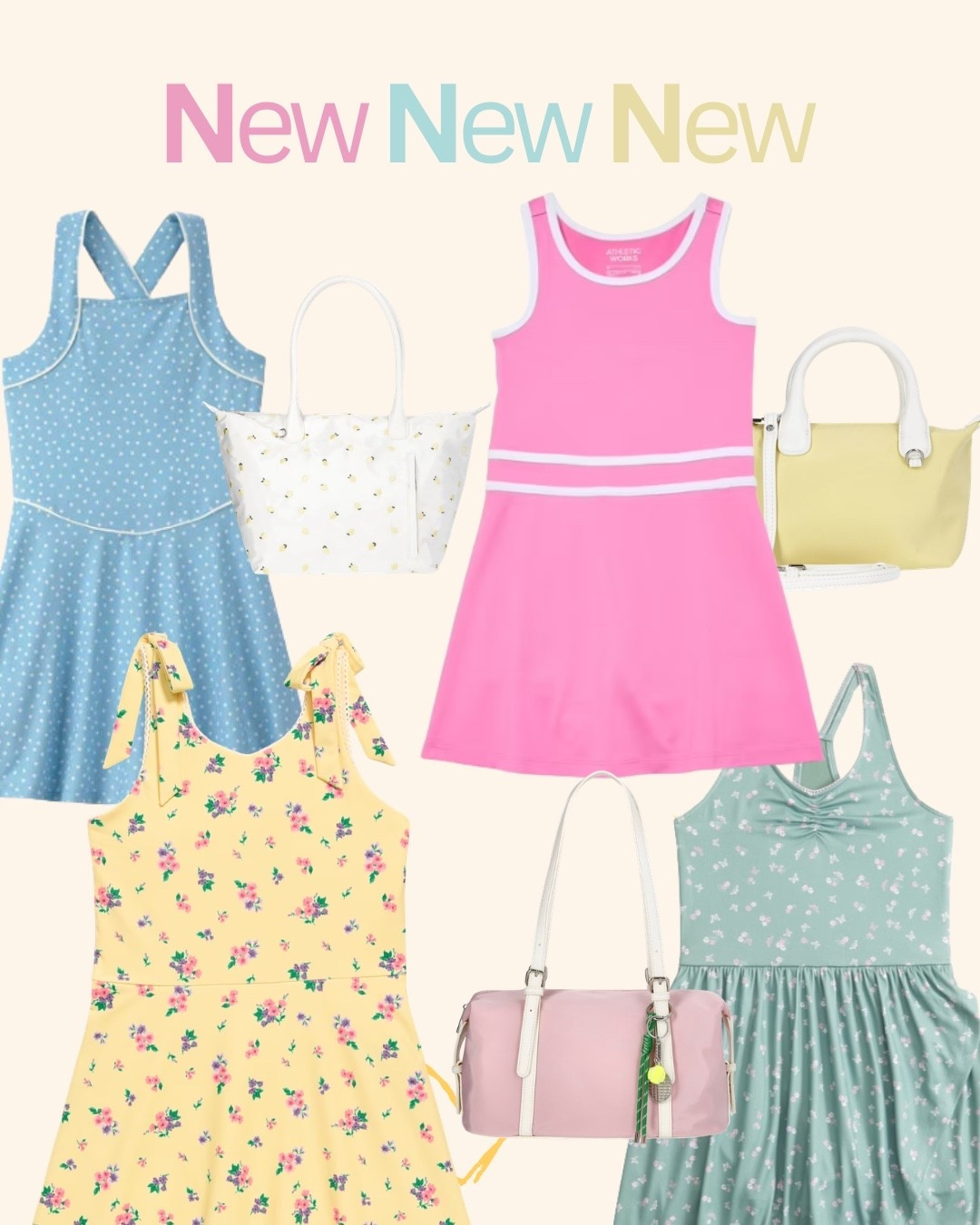 Cute new girls athletic dresses 
