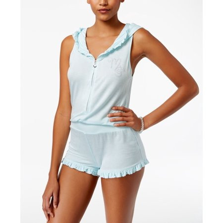 Betsey Johnson Womens Drapey French Terry Bridal Romper | Walmart (US)
