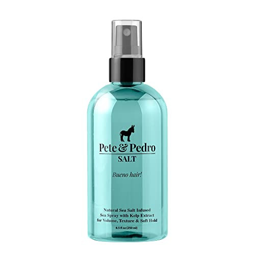 Pete & Pedro SALT - Natural Sea Salt Spray for Hair Men & Women, Adds Instant Volume, Texture, Thickness, & Light Hold | Texturizing & Thickening | As Seen on Shark Tank, 8.5 oz. | Amazon (US)