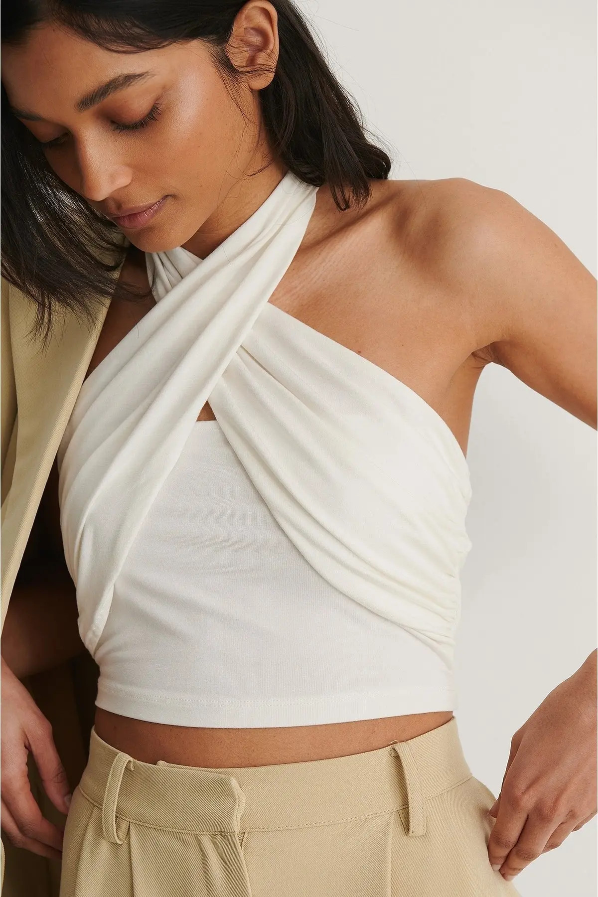 NA-KD T-Shirt - Weiß - Regular Fit | Trendyol DE