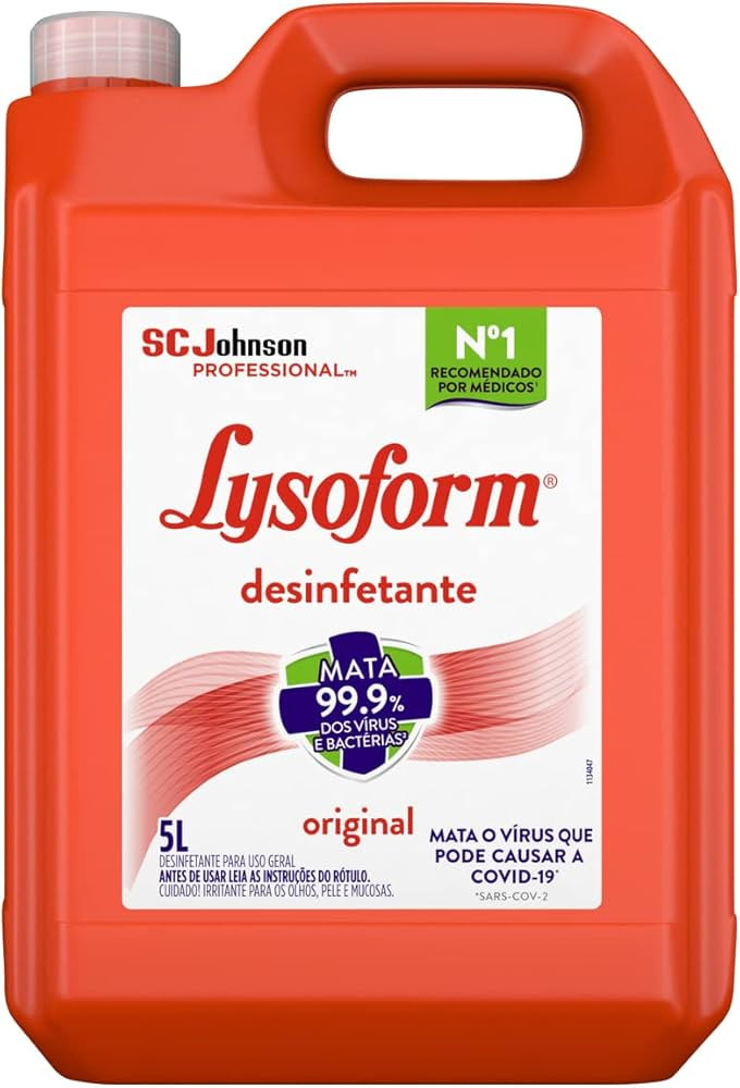 Lysoform - Desinfetante Bruto, 5 Litros | Amazon (BR)