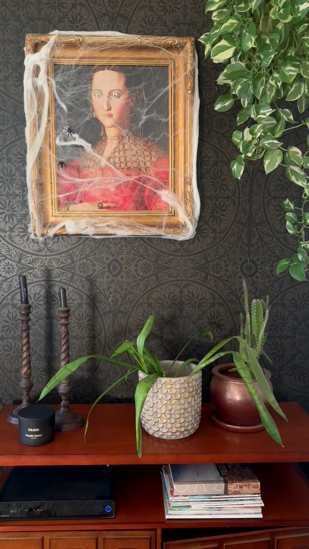 Time to make it spooky 👀 tagged my simple Halloween decor that is fun that fits in one box in the garage. 

#LTKFindsUnder50 #LTKHalloween #LTKSeasonal