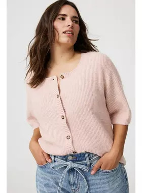 Vegan Cashmere Crew Cardigan | Torrid (US & Canada)