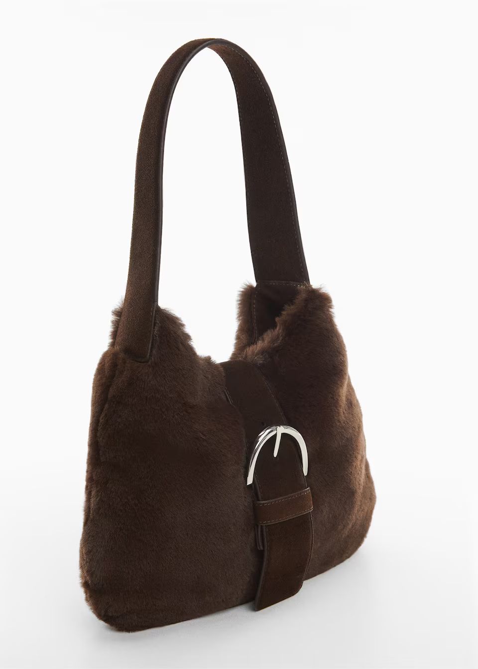 Mango Leather-Effect Bag with Buckle  | MANGO (US)