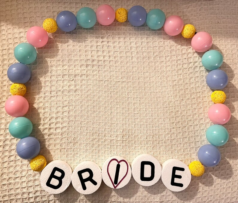 Bride Friendship Bracelet Sash Lovers Era Inspired - Etsy | Etsy (US)