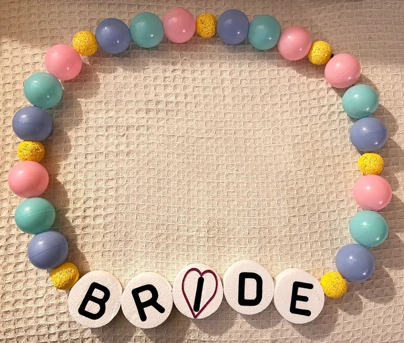 Bride Friendship Bracelet Sash Lovers Era Inspired - Etsy | Etsy (US)