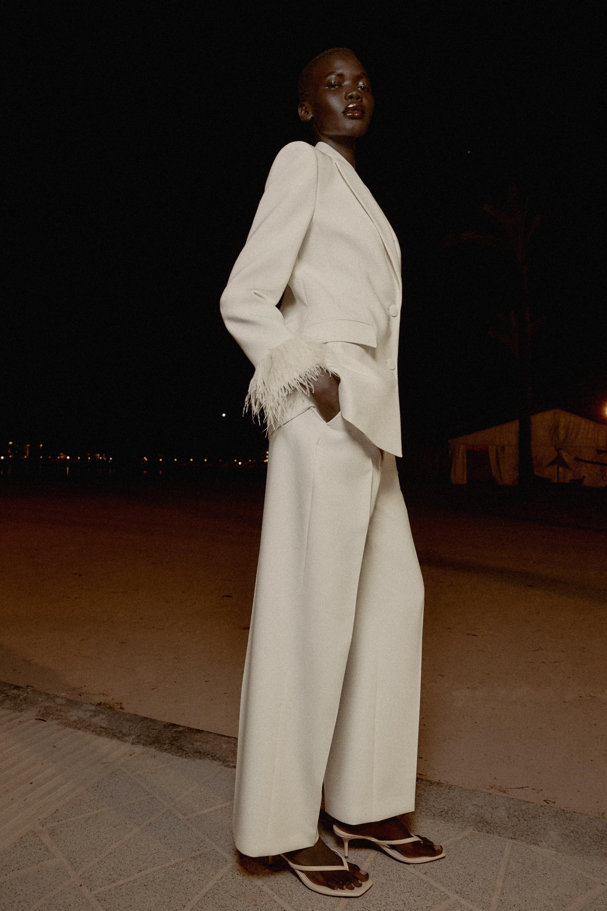 HIGH-WAIST STRAIGHT-LEG TROUSERS | Zara UK