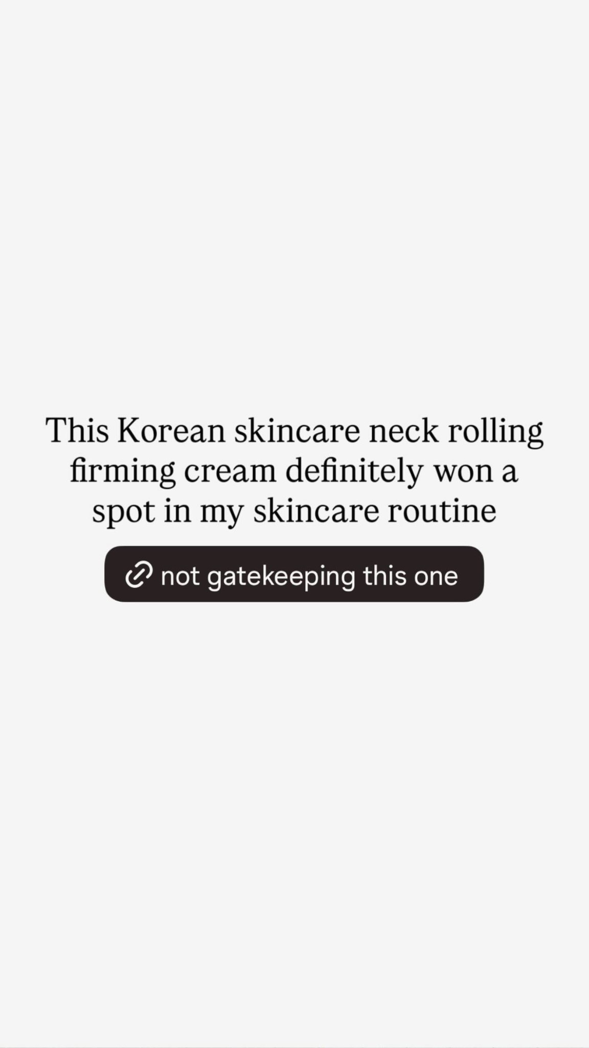 This Korean skincare neck rolling firming cream definitely won a spot in my skincare routine✨

#LTKmorningroutine #LTKBeauty #LTKselfcare