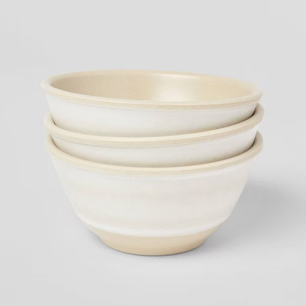 7.5oz 3pk Melamine Lancashire Mini Dip Bowls - Threshold™ | Target
