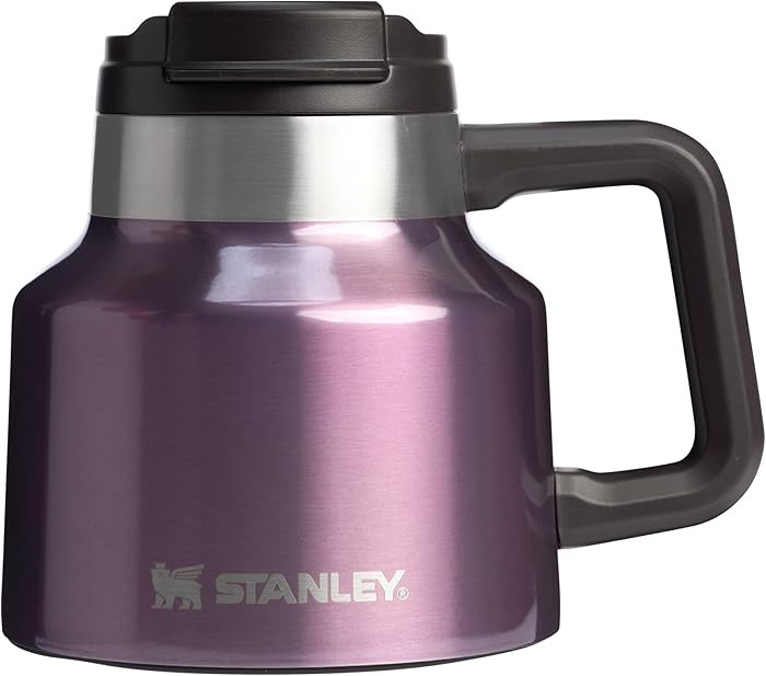 STANLEY Tough-To-Tip Admiral's Mug 20 oz | Twist-on Flip Open Lid | Wide Body with Non-Skid Rubbe... | Amazon (US)