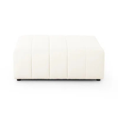 Bowry Channeled Ottoman | Perigold