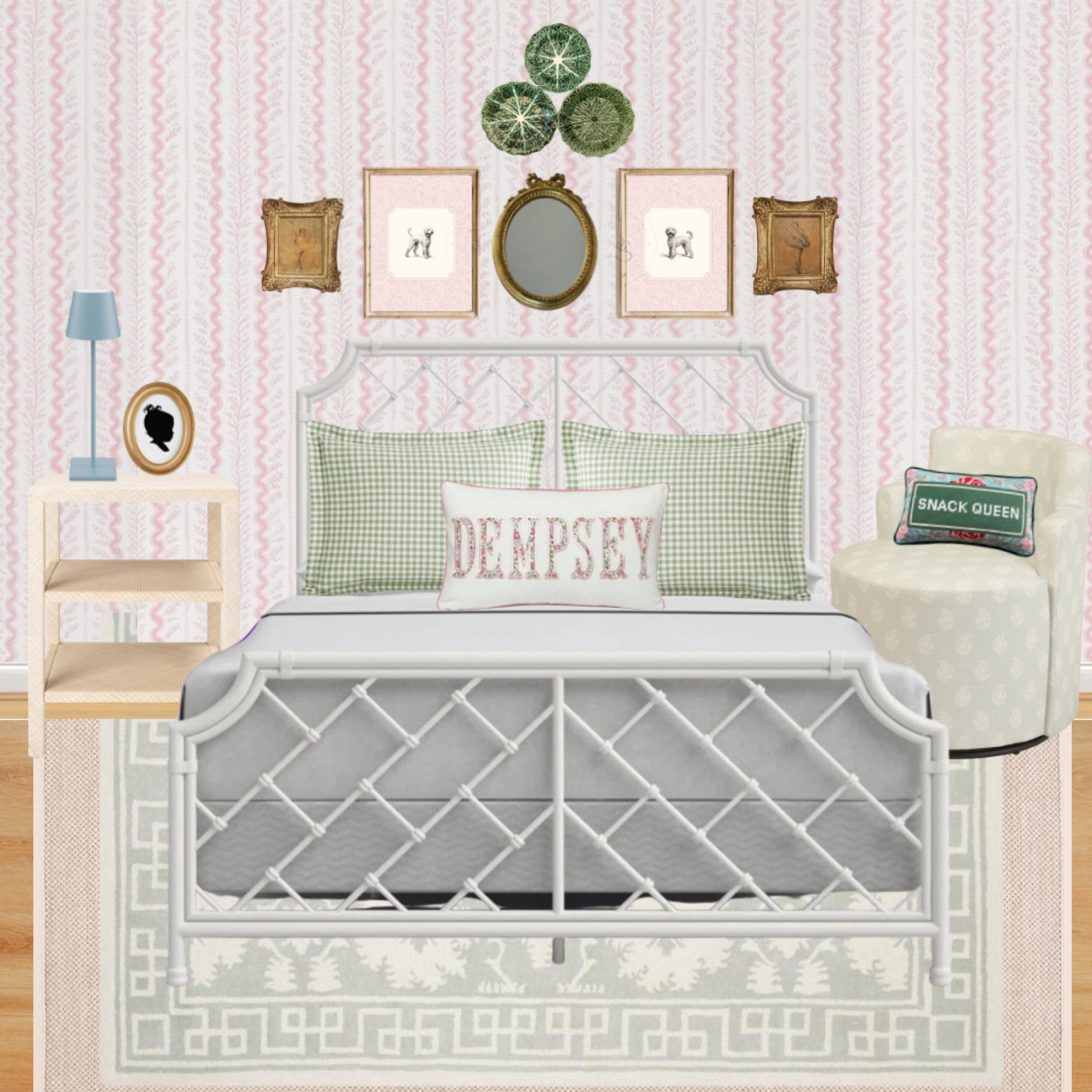 The Sunday List: Girl Room New and Vintage Finds
A sweet girl room design with a bit of needlepoint sass full of new and vintage finds! 

#LTKFindsUnder100 #LTKHome #LTKFindsUnder50