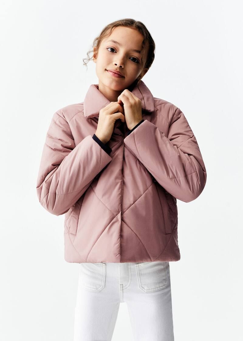 Quilted jacket -  Teenage girl | Mango Teen USA | MANGO (US)