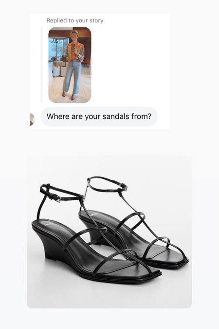Gorgeous black strap sandals 
They run tts 


#LTKStyleTip #LTKSummerSales #LTKShoeCrush