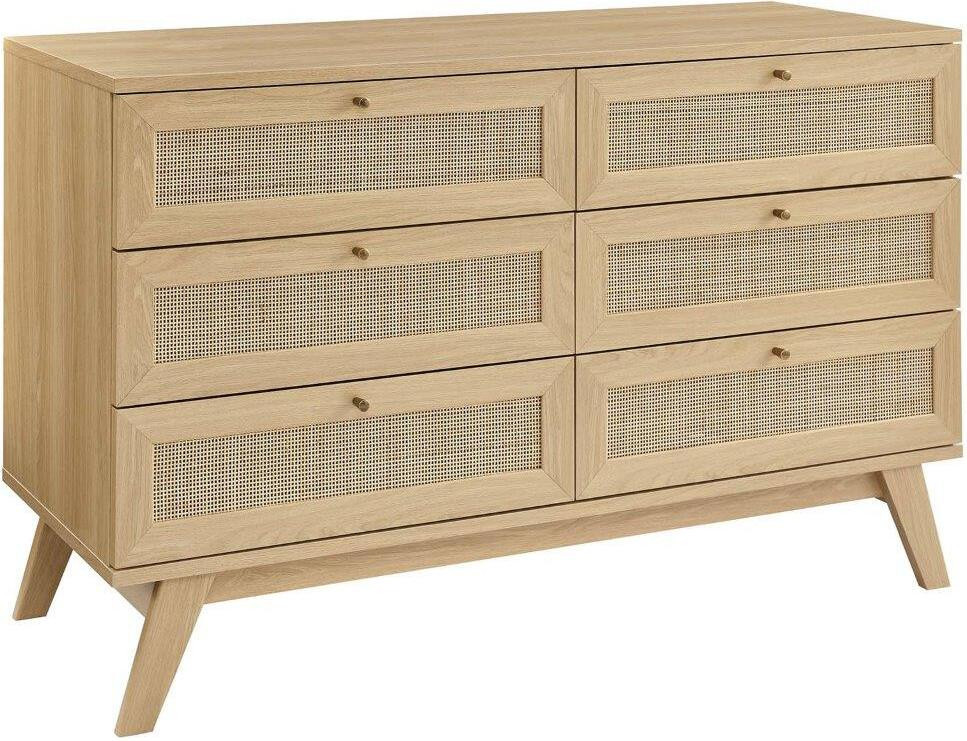 Soma 6 Drawer Dresser In Oak | 1stopbedrooms