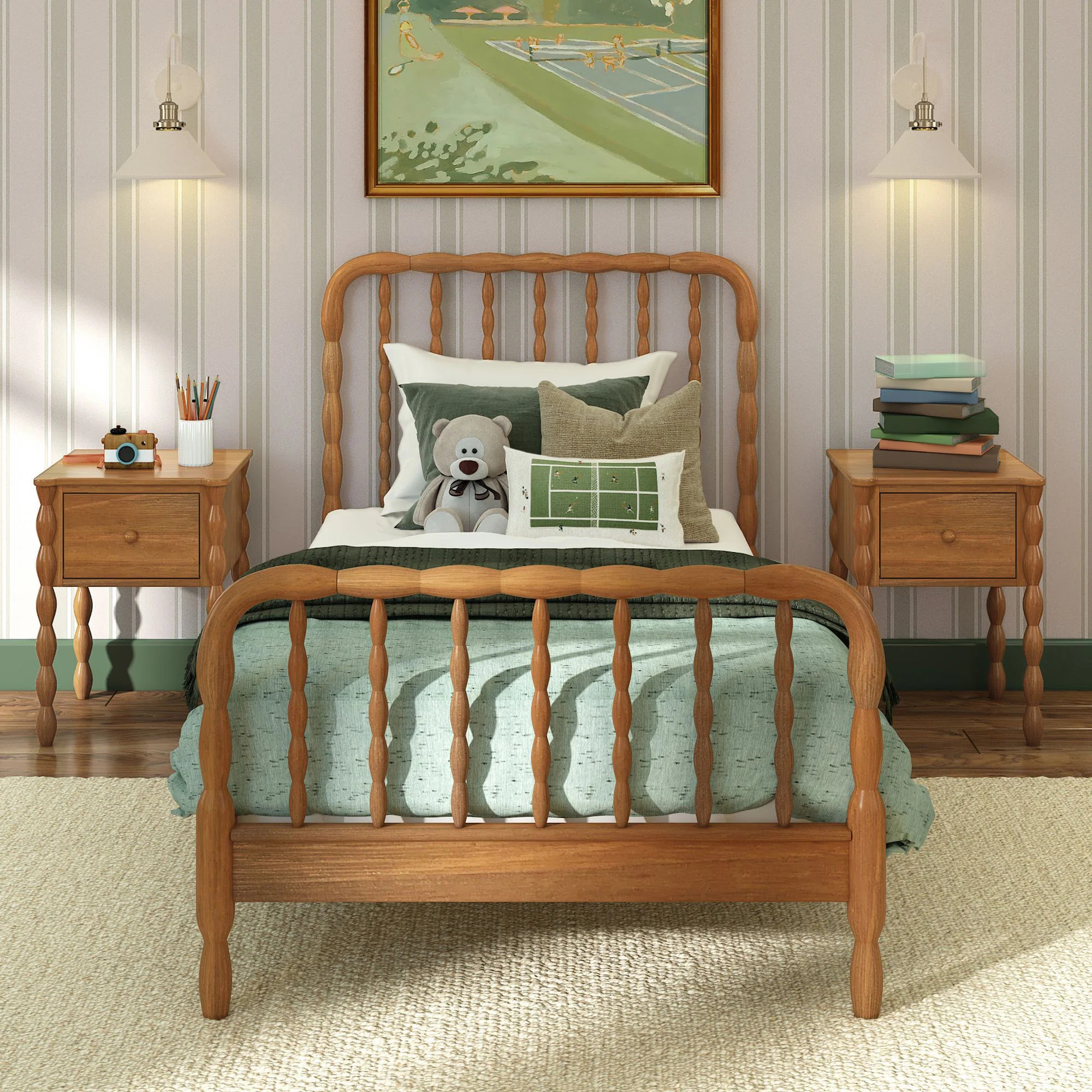 Harriet Bee Jenny Lind Spindle Solid Wood Bed & Reviews | Wayfair | Wayfair North America