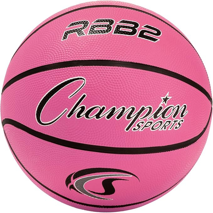 Champion Sports Official Heavy Duty Rubber Cover Nylon Basketballs | Amazon (US)