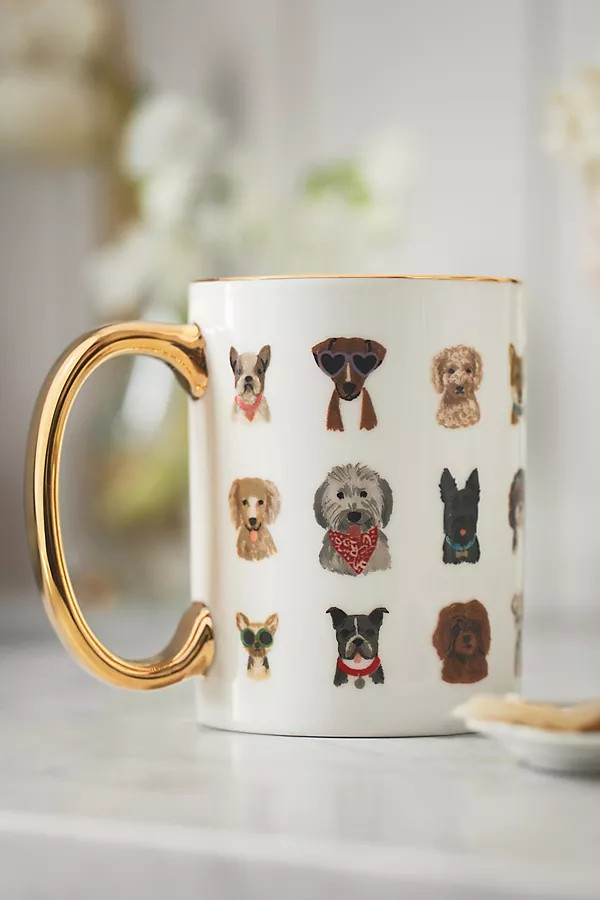 Porcelain Hot Dogs Mug | Anthropologie (US)