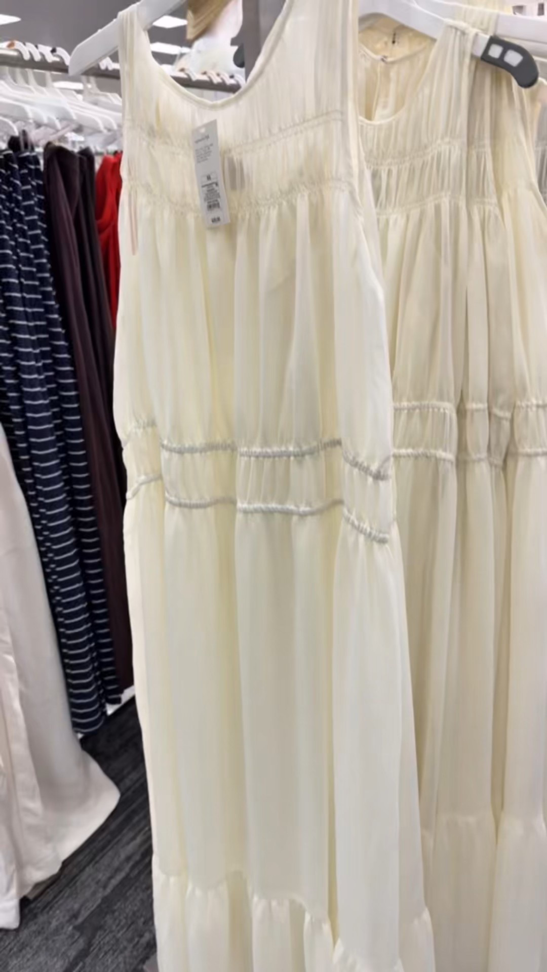 Happy Thursday!☺️ This chiffon maxi dress is beautiful in person!!🤩 I love it's an elegant dress that’s affordable and a versatile piece that works for every event!!😍 It has a pleated waist and falls to a floaty skirt with flowy movement for summer!☀️😎 It will ensure you look chic and stylish! This dress looks like a similar style of a designer dress that’s expensive!!😁 It is lined and runs big, size down 1-2 sizes!😊

🎯 Link in my bio & highlights! 
🎯 Follow for more Target finds!
🎯 Follow my shop @TargetMomof10 on the @shop.LTK app to see even more! It’s free to download & shop!

#targetfinds #targetmomof10  #summeroutfit #TargetPartner #target  #summerfashion #fashioninspo #summerdress #outfitinspiration #trendylook #chiffondress #trendyfashion #targetdeals #maxidresses #targetdress #targetdoesitagain #beachdress 
family photo dress, brunch dress, special event dress, designer look for less 


#LTKPlusSize #LTKMidsize #LTKOver40