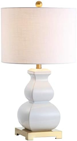 Amazon.com: JONATHAN Y JYL3049B Vienna 25.5" Ceramic LED Table Lamp Contemporary Transitional Bed... | Amazon (US)