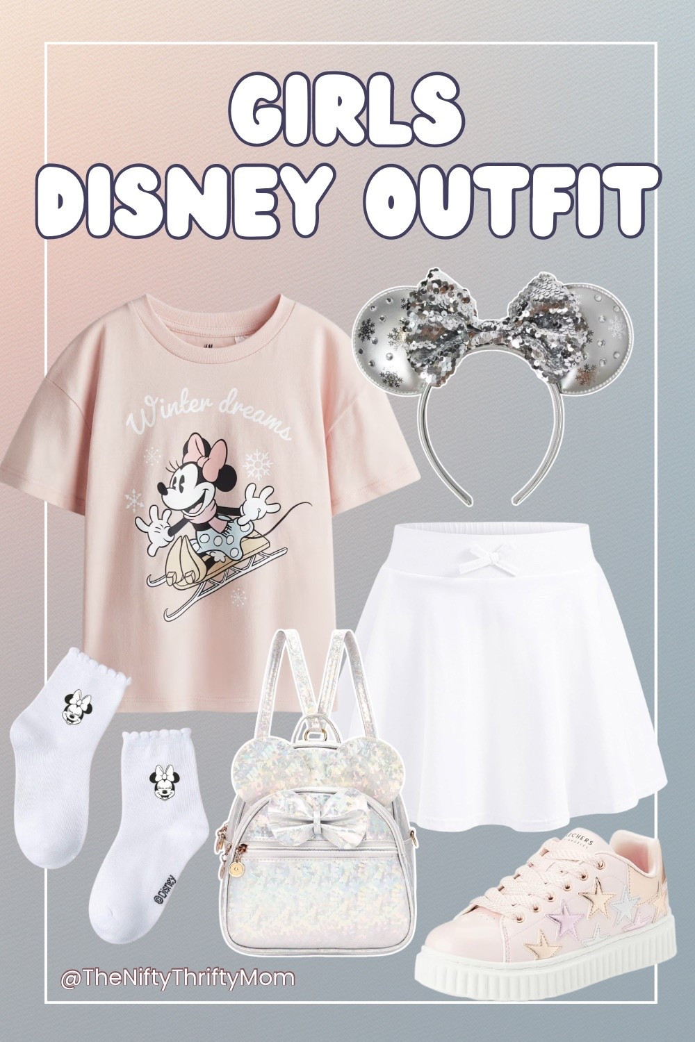 Disney outfit for girls. Winter holiday Disney outfit for girls.

Girls Disney outfit featuring a Minnie Mouse graphic tee, pink Disney shirt, white skater skirt, Minnie Mouse ears headband, Disney backpack, girls Disney sneakers, Minnie socks, Disney accessories for girls, Disney World outfit for kids, Disneyland outfit for girls, Disney vacation outfit, Minnie Mouse inspired outfit, cute Disney outfit for girls, kids Disney fashion, Disney park outfit, spring Disney outfit, summer Disney outfit, pastel Disney outfit, LTK kids fashion, Disney style for girls, comfy Disney outfit, trendy kids outfit, Disney trip essentials

#LTKKids #LTKTravel #LTKootd