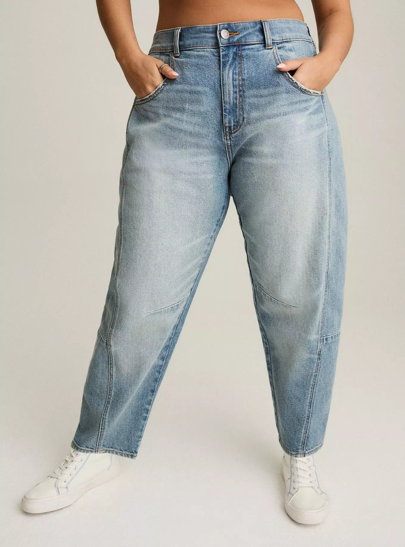 Festi High-Rise Barrel Jean | Torrid (US & Canada)