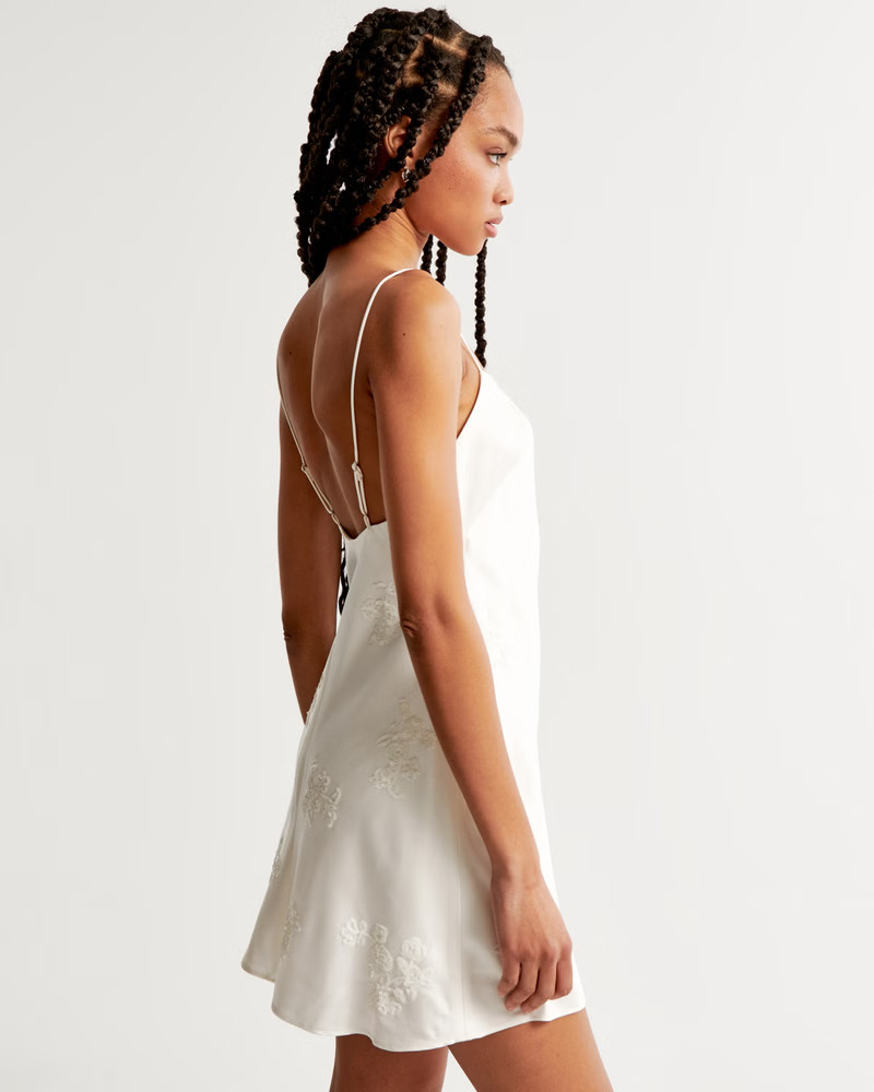 Women's Embellished Slip Mini Dress | Women's Dresses & Jumpsuits | Abercrombie.com | Abercrombie & Fitch (US)