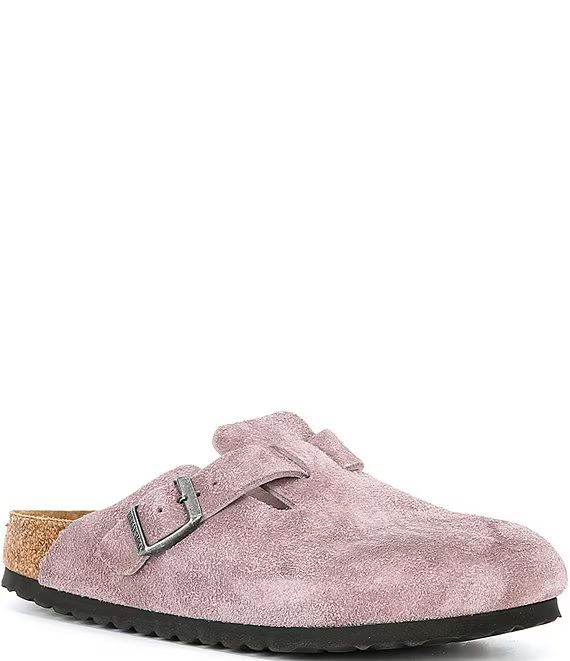 Women's Boston Suede Soft Footbed Clogs | Dillard's