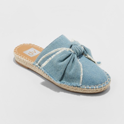 Women's dv Desirae Espadrilles Mules - Blue 7 | Target
