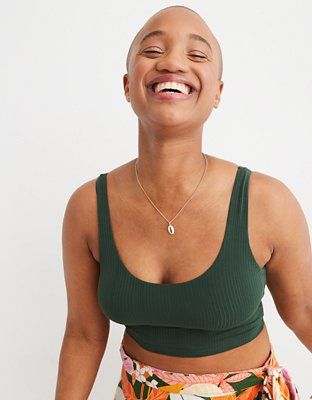 Aerie Modal Ribbed Longline Bralette | Aerie